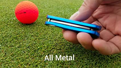 Whole Sale Mile High Life All Metal Foldable Golf Divot Tool with Pop-up Button & Magnetic Ball Marker (Multi-Colors/Shape) (100 pc)