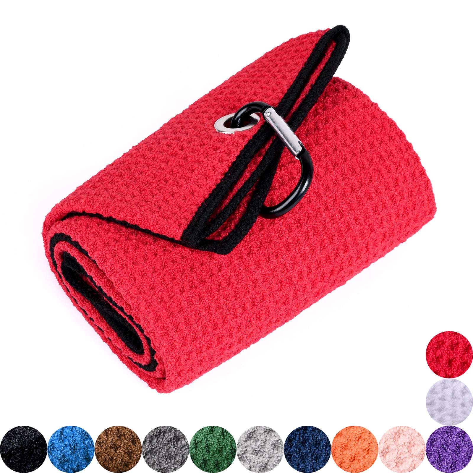 Deep Smoke Port Authority Waffle Microfiber Golf Towel